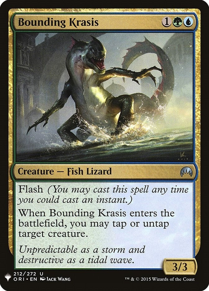 Image for Bounding Krasis (212) (LIST) - Magic: The Gathering