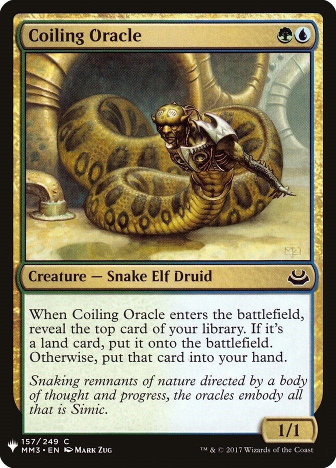 Image for Coiling Oracle (157) - Magic: The Gathering