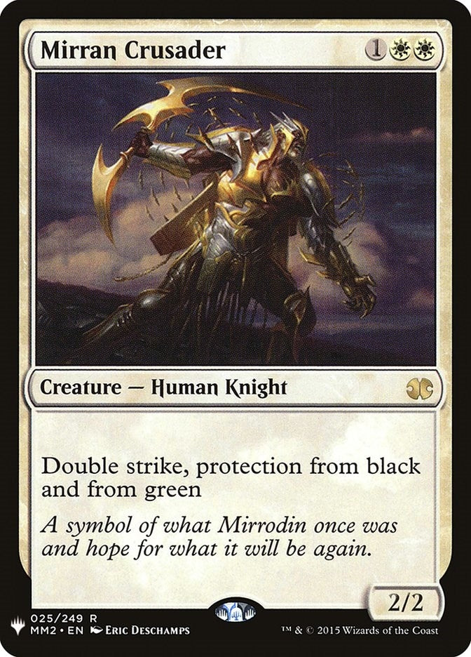 Image for Mirran Crusader (025/249) (LIST) - Magic: The Gathering