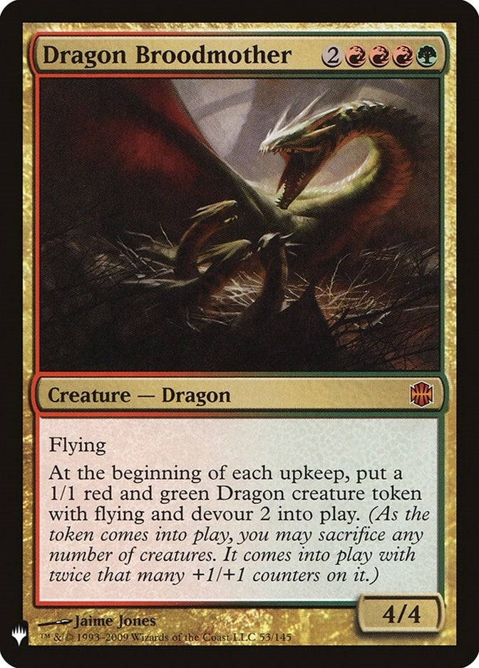 Image for Dragon Broodmother (53) (LIST) - Magic: The Gathering