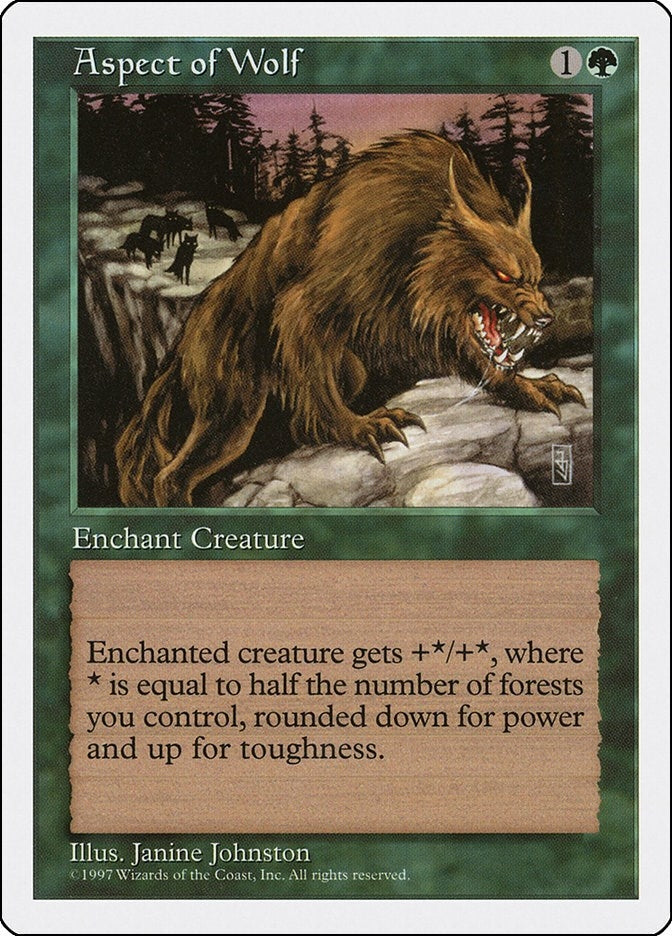 Image for Aspect of Wolf - Magic: The Gathering