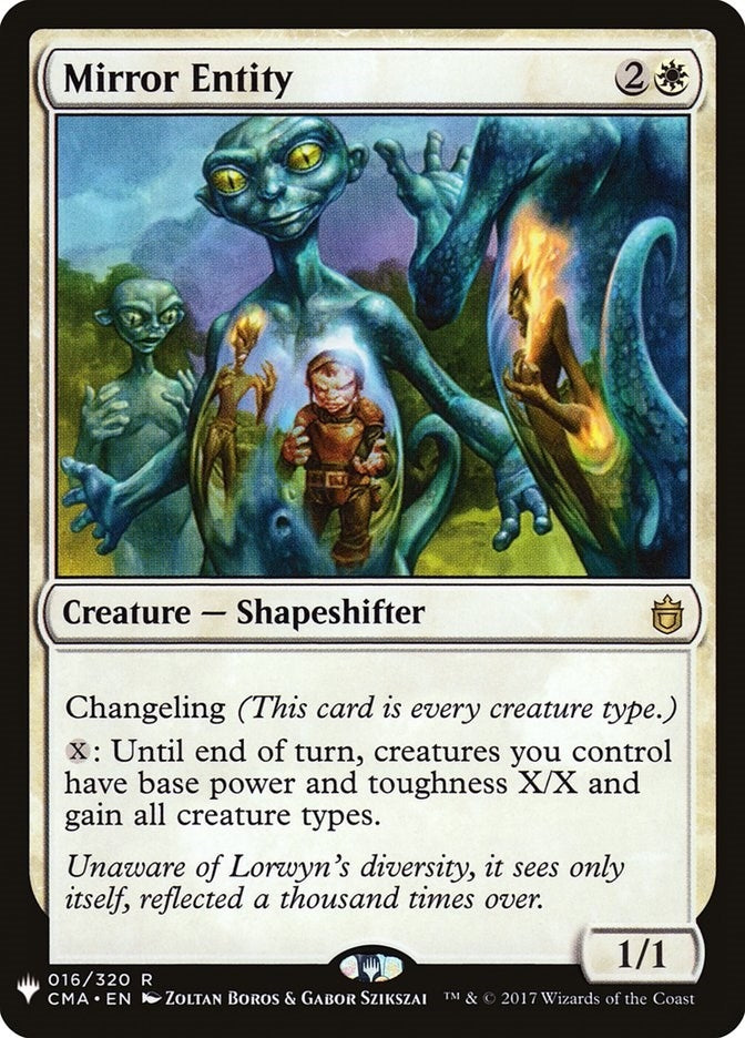 Image for Mirror Entity (CMA) (016/320) (LIST) - Magic: The Gathering