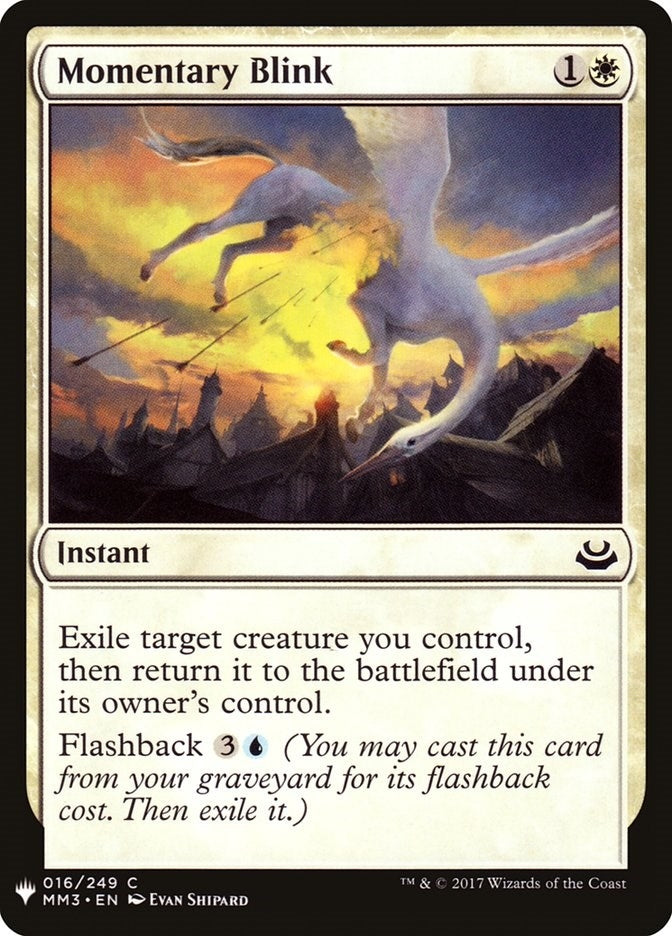 Image for Momentary Blink (16) (LIST) - Magic: The Gathering