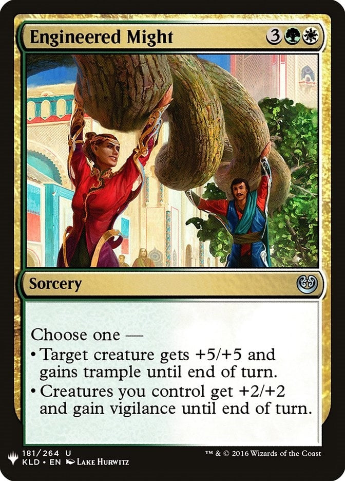 Image for Engineered Might (181) (LIST) - Magic: The Gathering