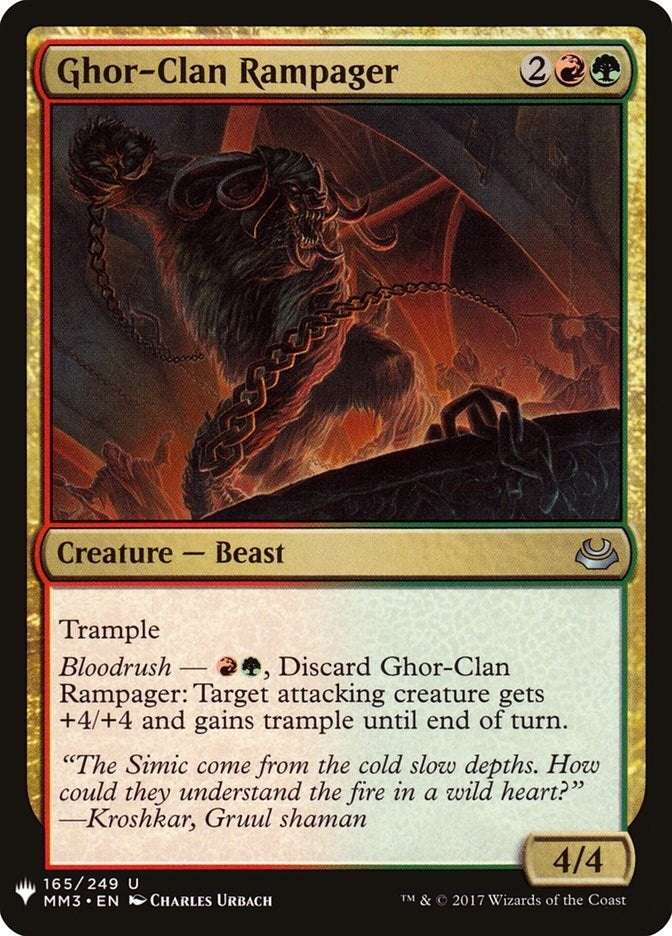 Image for Ghor-Clan Rampager (165) - Magic: The Gathering