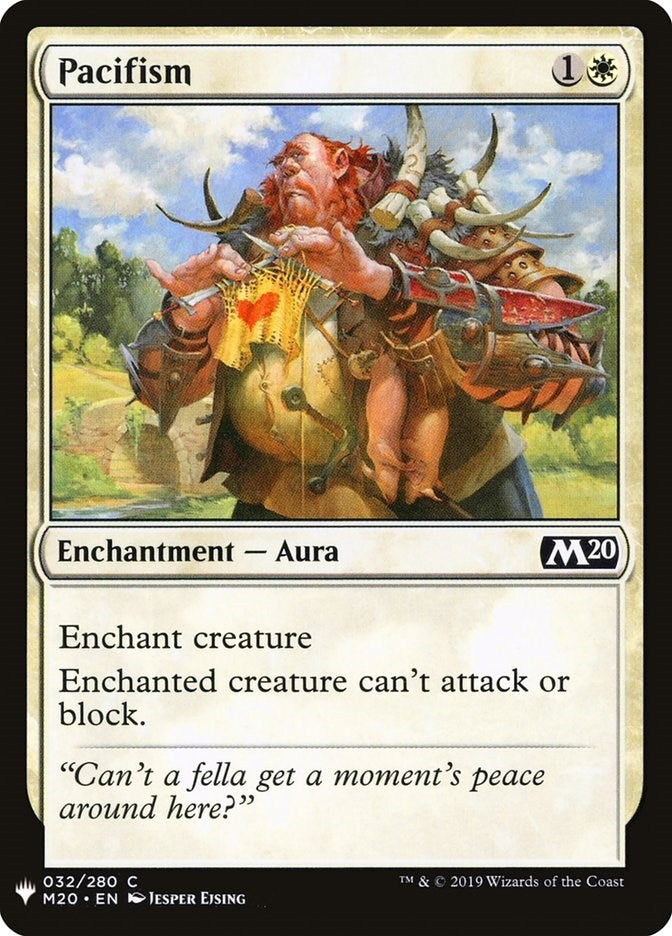 Image for Pacifism (32) (LIST) - Magic: The Gathering