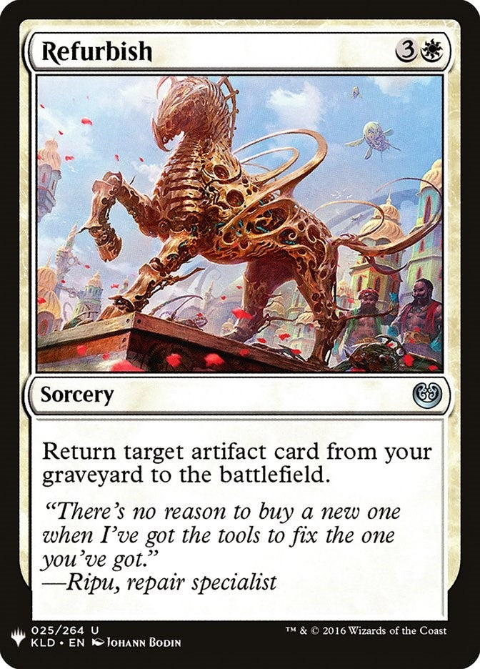 Image for Refurbish (25) (LIST) - Magic: The Gathering