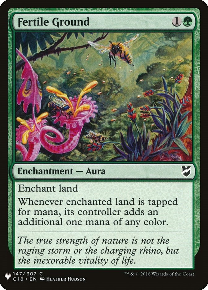 Image for Fertile Ground (147) (LIST) - Magic: The Gathering