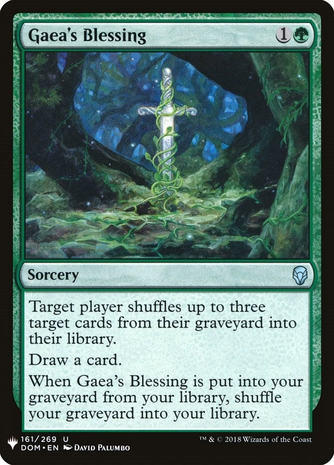 Image for Gaea's Blessing (161) (LIST) - Magic: The Gathering