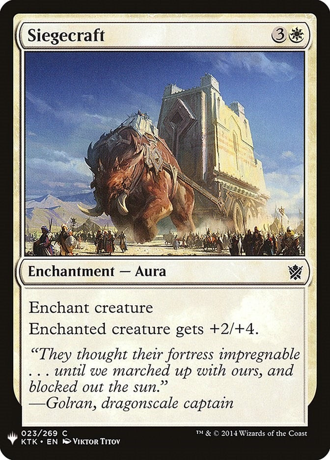 Image for Siegecraft (23) - Magic: The Gathering