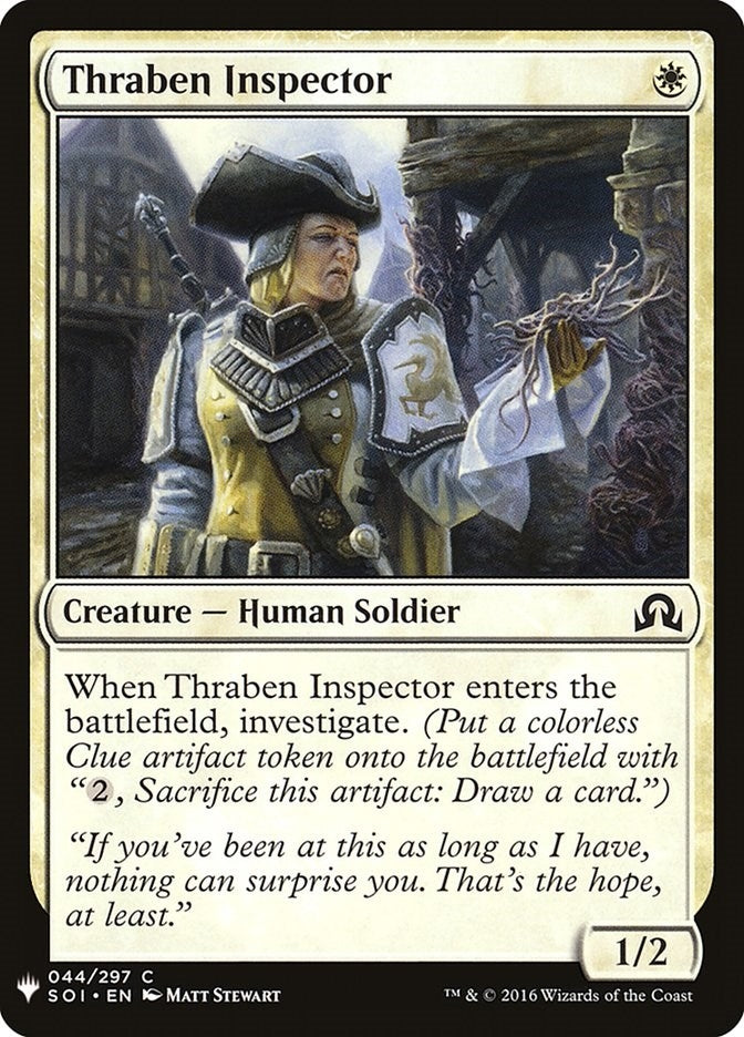 Image for Thraben Inspector (44) (LIST) - Magic: The Gathering