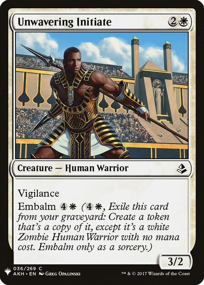 Image for Unwavering Initiate (36) - Magic: The Gathering