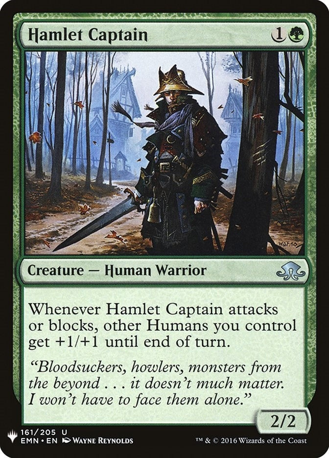Image for Hamlet Captain (161) (LIST) - Magic: The Gathering