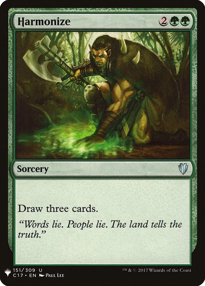 Image for Harmonize (C17) (151) - Magic: The Gathering