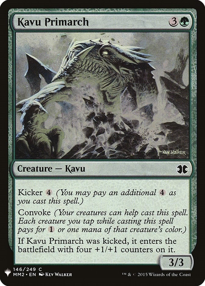 Image for Kavu Primarch (146) (LIST) - Magic: The Gathering