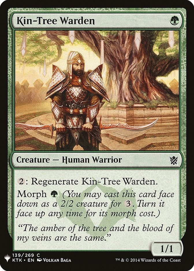 Image for Kin-Tree Warden (139) (LIST) - Magic: The Gathering