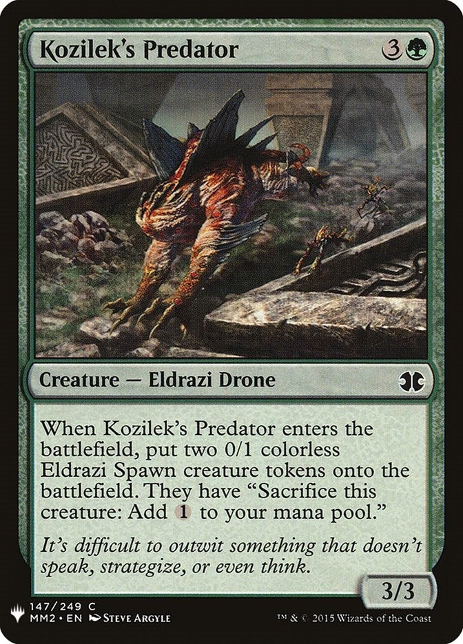 Image for Kozilek's Predator (147) (LIST) - Magic: The Gathering