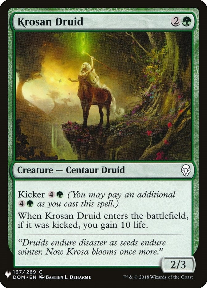 Image for Krosan Druid (167) (LIST) - Magic: The Gathering