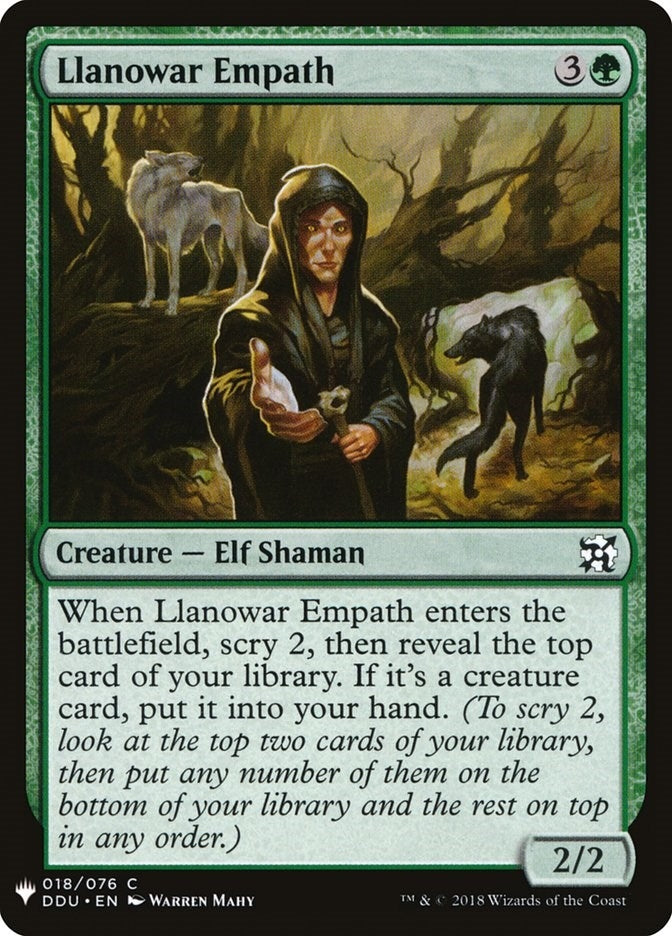Image for Llanowar Empath (18) (LIST) - Magic: The Gathering