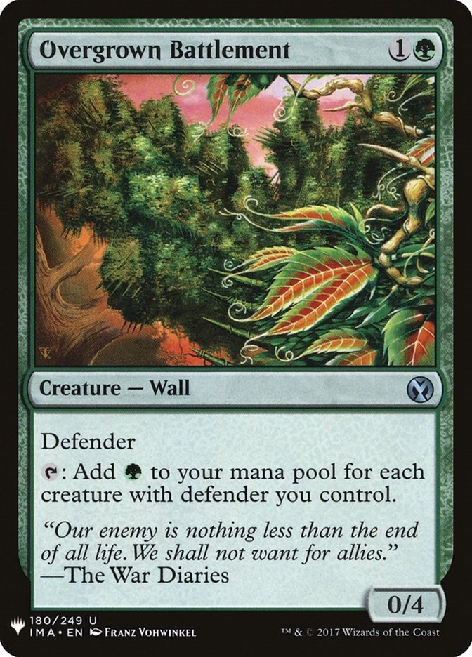 Image for Overgrown Battlement (180) (LIST) - Magic: The Gathering