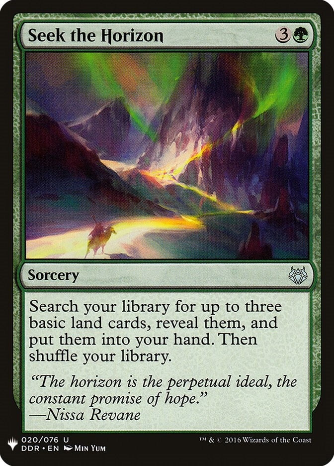 Image for Seek the Horizon (20) (LIST) - Magic: The Gathering