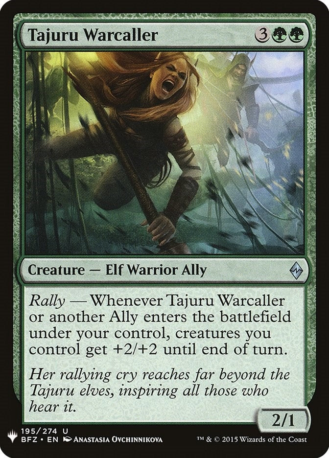 Image for Tajuru Warcaller (195) - Magic: The Gathering