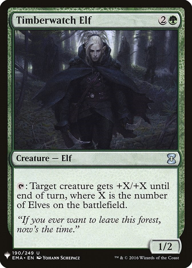 Image for Timberwatch Elf (190) (LIST) - Magic: The Gathering