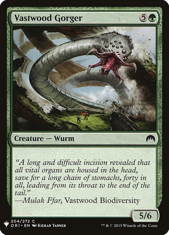 Image for Vastwood Gorger (204) (LIST) - Magic: The Gathering