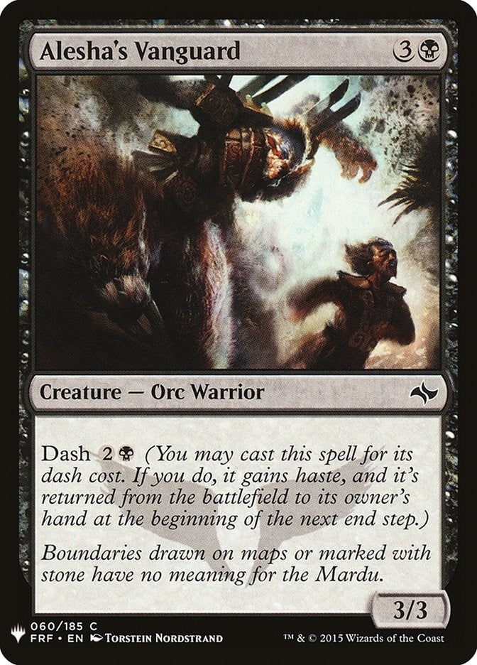 Image for Alesha's Vanguard (60) (LIST) - Magic: The Gathering