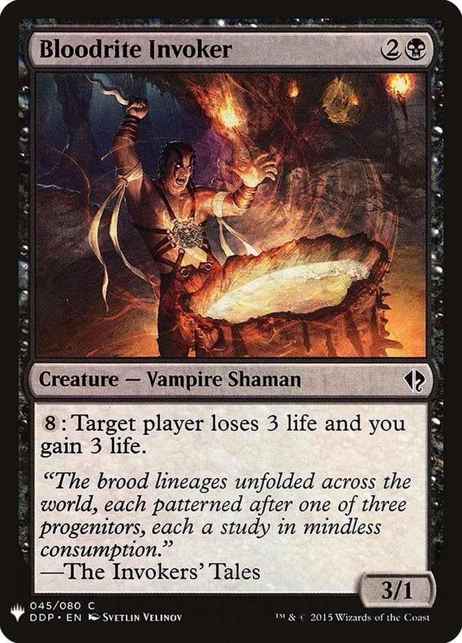 Image for Bloodrite Invoker (45) - Magic: The Gathering
