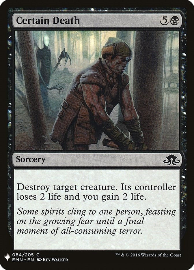 Image for Certain Death (84) (LIST) - Magic: The Gathering