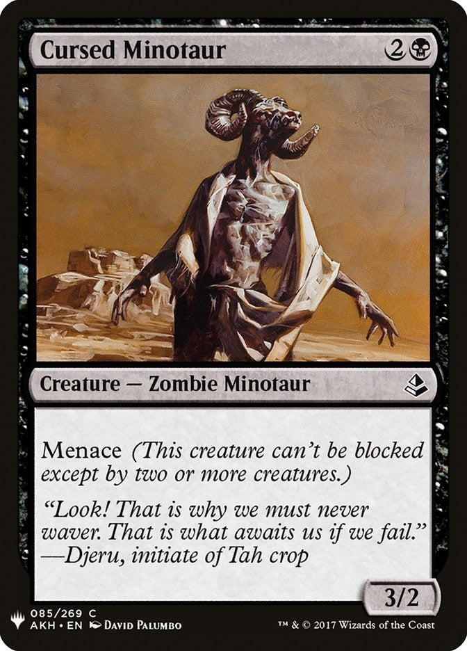 Image for Cursed Minotaur (85) - Magic: The Gathering