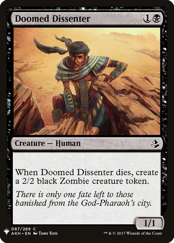 Image for Doomed Dissenter (87) - Magic: The Gathering