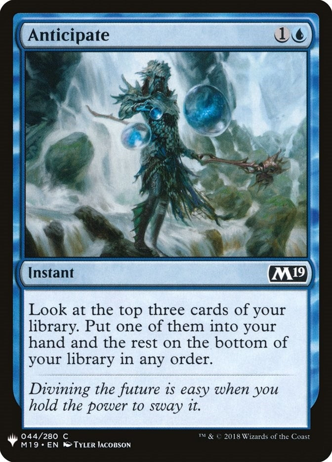 Image for Anticipate (44) (LIST) - Magic: The Gathering