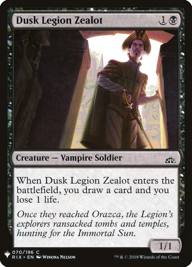 Image for Dusk Legion Zealot (70) - Magic: The Gathering