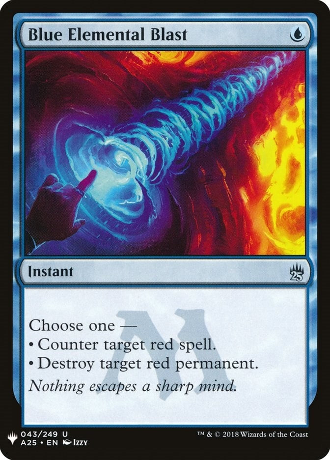 Image for Blue Elemental Blast (43) - Magic: The Gathering