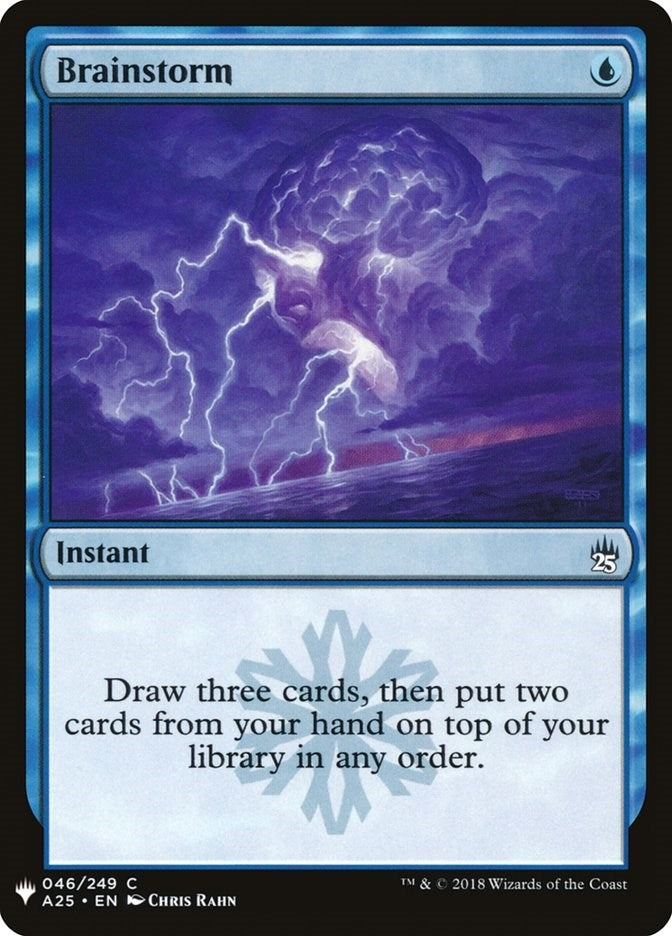 Image for Brainstorm (A25) (46) - Magic: The Gathering