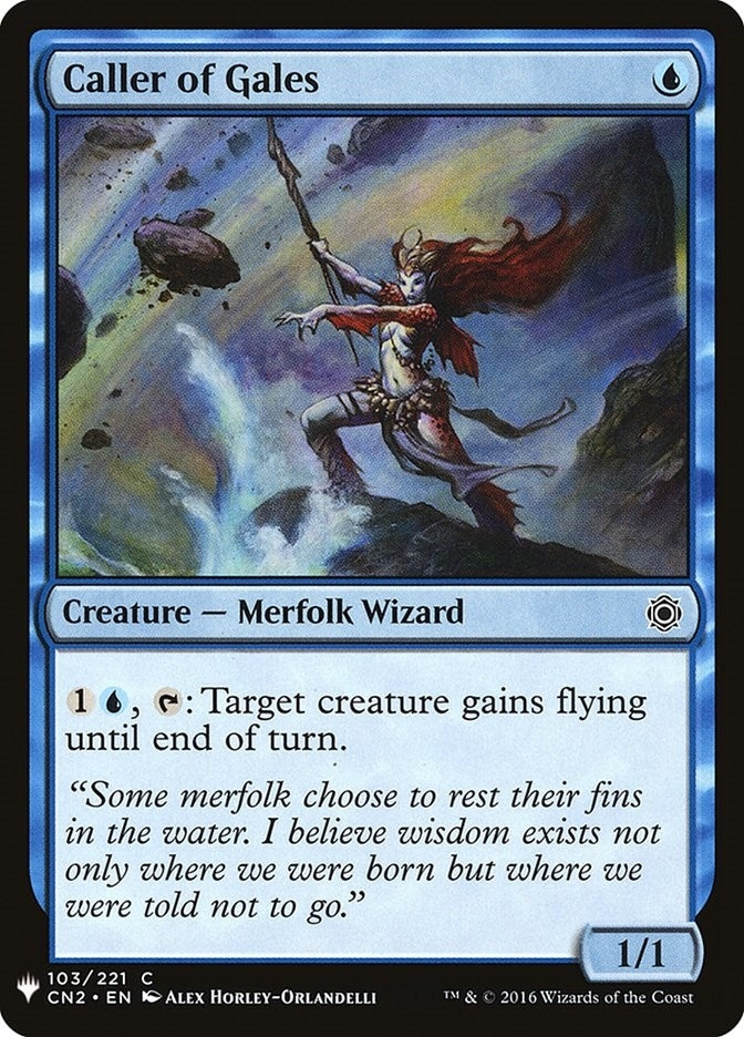 Image for Caller of Gales (103) (LIST) - Magic: The Gathering