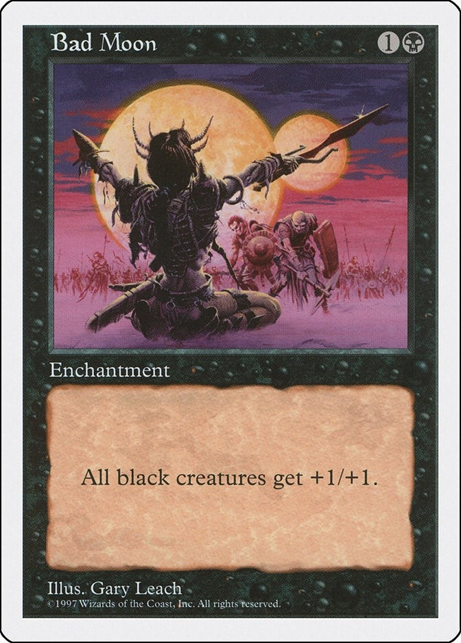 Image for Bad Moon - Magic: The Gathering