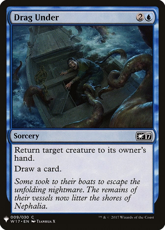 Image for Drag Under (9) - Magic: The Gathering
