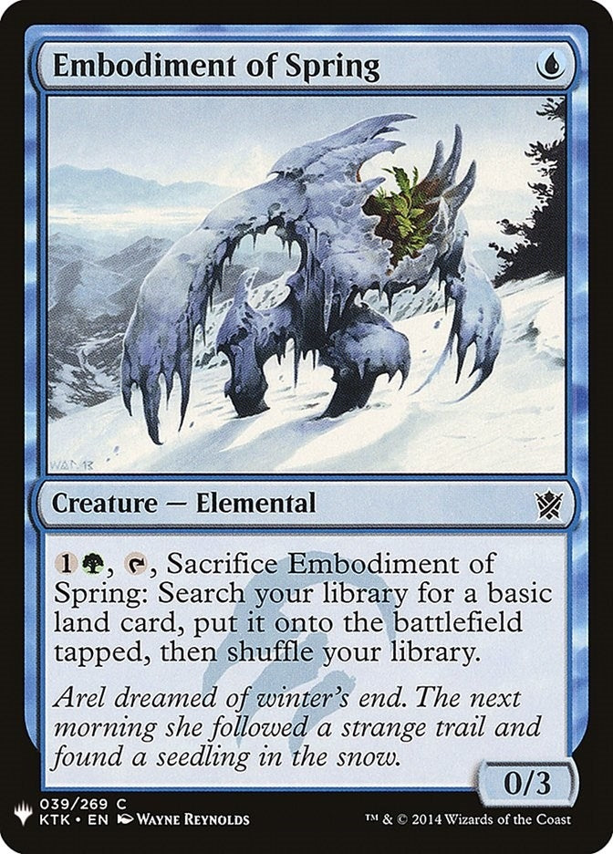 Image for Embodiment of Spring (39) - Magic: The Gathering