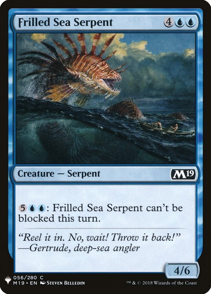Image for Frilled Sea Serpent (56) - Magic: The Gathering