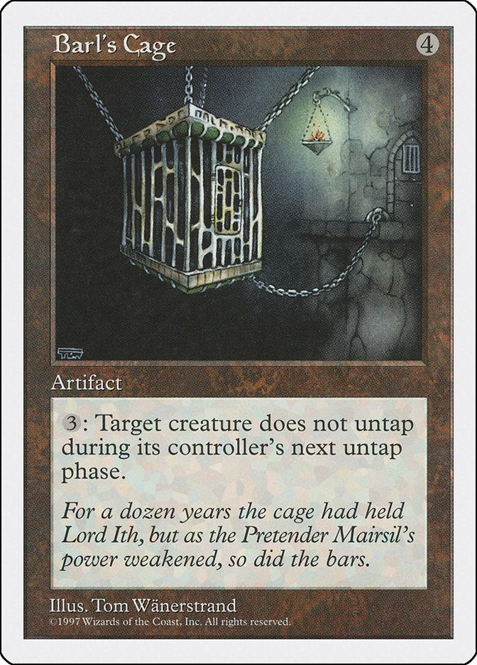 Image for Barl's Cage - Magic: The Gathering