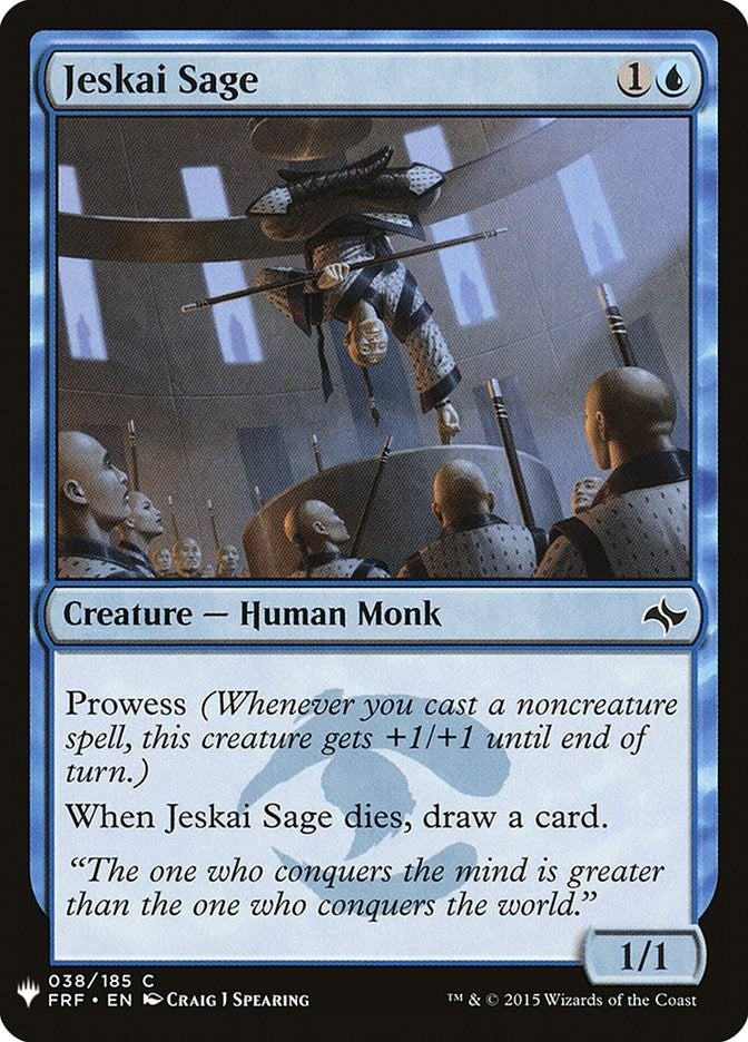 Image for Jeskai Sage (38) (LIST) - Magic: The Gathering