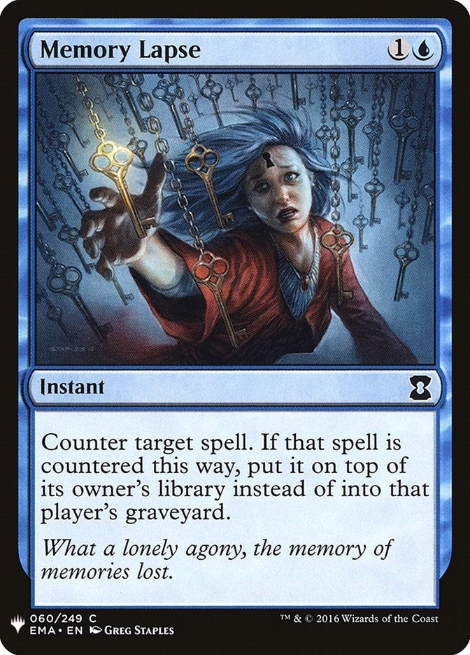 Image for Memory Lapse (60) (LIST) - Magic: The Gathering