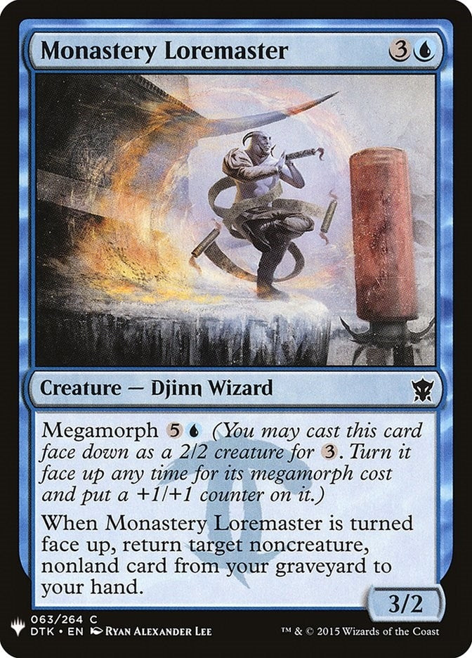 Image for Monastery Loremaster (63) - Magic: The Gathering