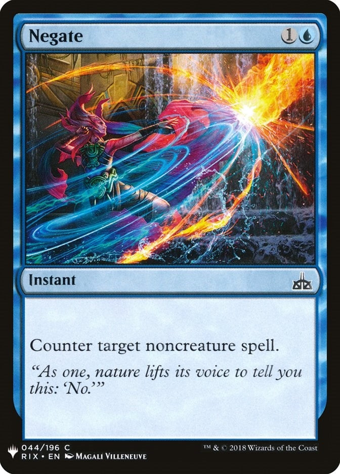 Image for Negate (RIX) (44) (LIST) - Magic: The Gathering
