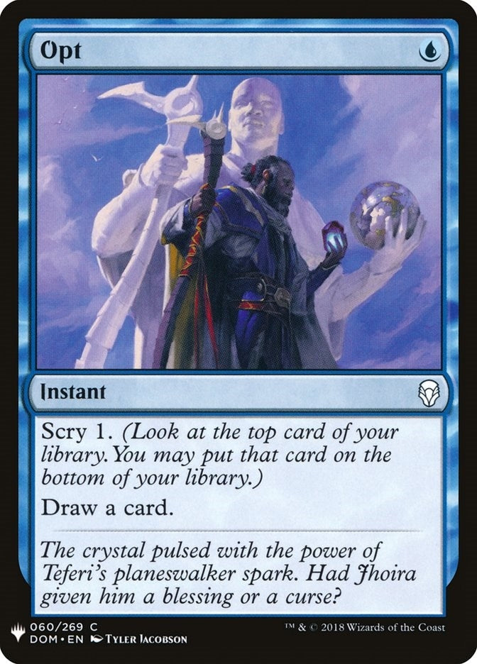 Image for Opt (60) - Magic: The Gathering