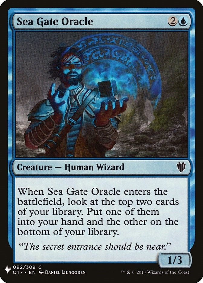 Image for Sea Gate Oracle (C17) (92) - Magic: The Gathering