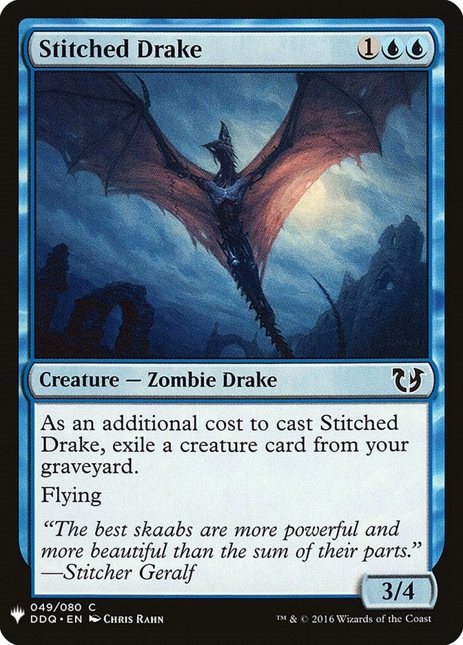 Image for Stitched Drake (49) - Magic: The Gathering